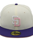 NewEra 59Fifty Padres Chrome/Purple