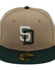 NewEra 59Fifty San Diego Padres 2-Tone Khaki/Green Fitted Hat