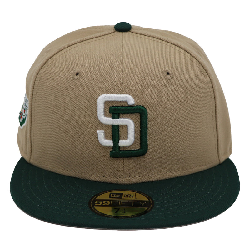 NewEra 59Fifty San Diego Padres 2-Tone Khaki/Green Fitted Hat