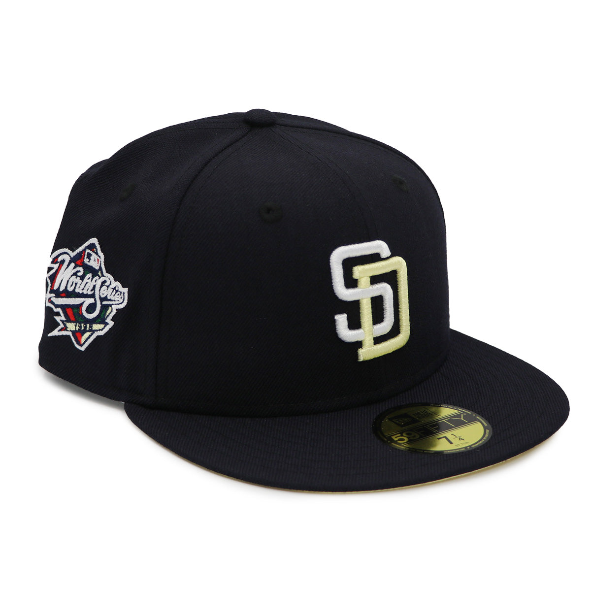 NewEra 59Fifty San Diego Padres Yellow/White Black Fitted Hat