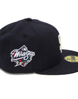 NewEra 59Fifty San Diego Padres Yellow/White Black Fitted Hat