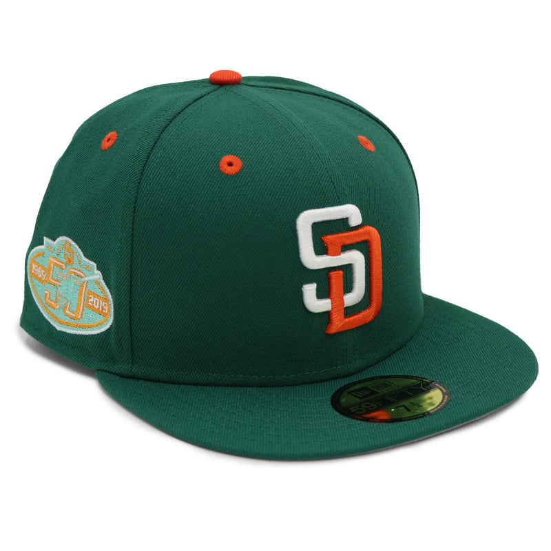 NewEra 59Fifty San Diego Padres Green 50th Ann. Fitted Hat