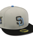 NewEra 59Fifty Padres Chrome/Black