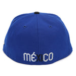 Mexico New Era 59Fifty 2-Tone Blue/Black Aztec Calendar Fitted Hat