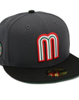 Mexico New Era 59Fifty 2-Tone Grey/Black Fitted Hat