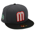 Mexico New Era 59Fifty 2-Tone Grey/Black Fitted Hat