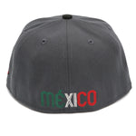 Mexico New Era 59Fifty 2-Tone Grey/Black Fitted Hat