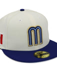 Mexico New Era 59Fifty 2-Tone Chrome/Blue Fitted Hat