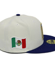 Mexico New Era 59Fifty 2-Tone Chrome/Blue Fitted Hat