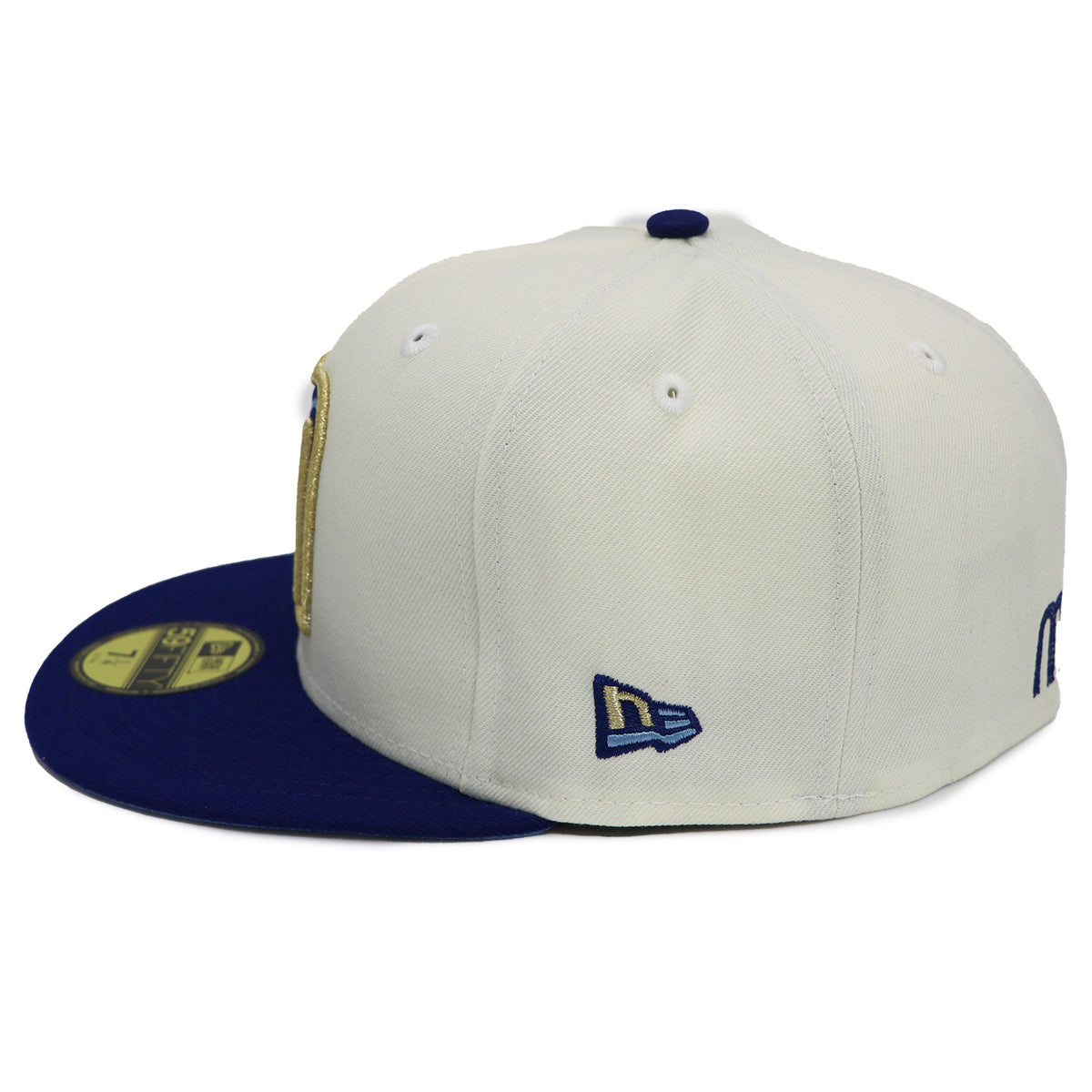 Mexico New Era 59Fifty 2-Tone Chrome/Blue Fitted Hat