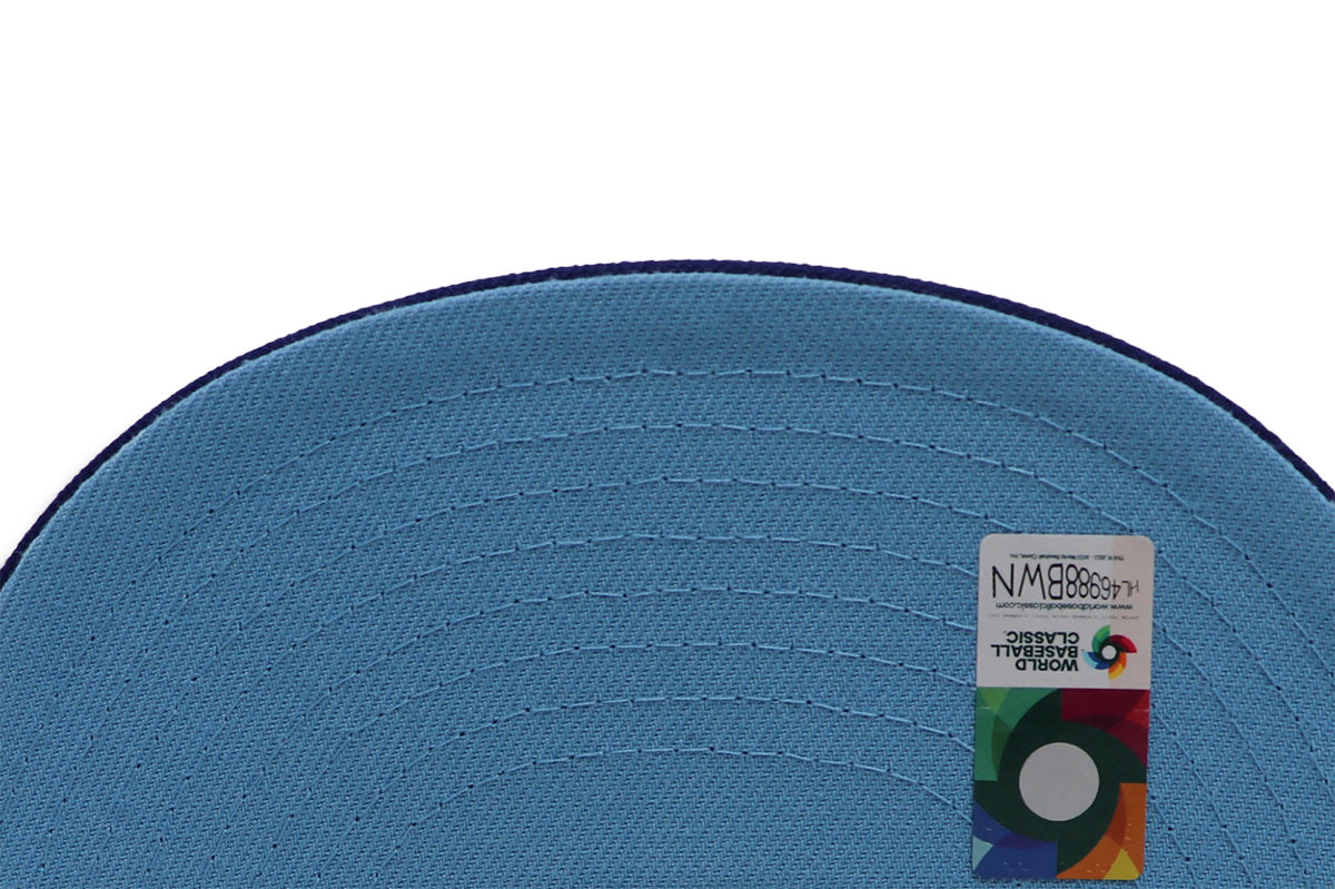 Mexico New Era 59Fifty 2-Tone Chrome/Blue Fitted Hat