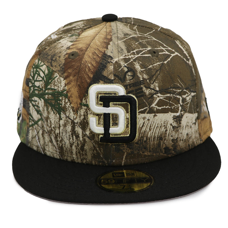 NewEra 59Fifty San Diego Padres 2-Tone Real Tree/Black Fitted Hat