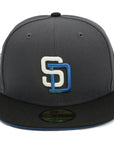 NewEra 59Fifty San Diego Padres 40th Ann. Blue 2-Tone Grey/Black Fitted Hat