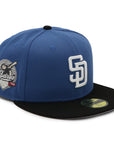 NewEra 59Fifty San Diego Padres 2-Tone Blue/Black 40th Ann Fitted Hat