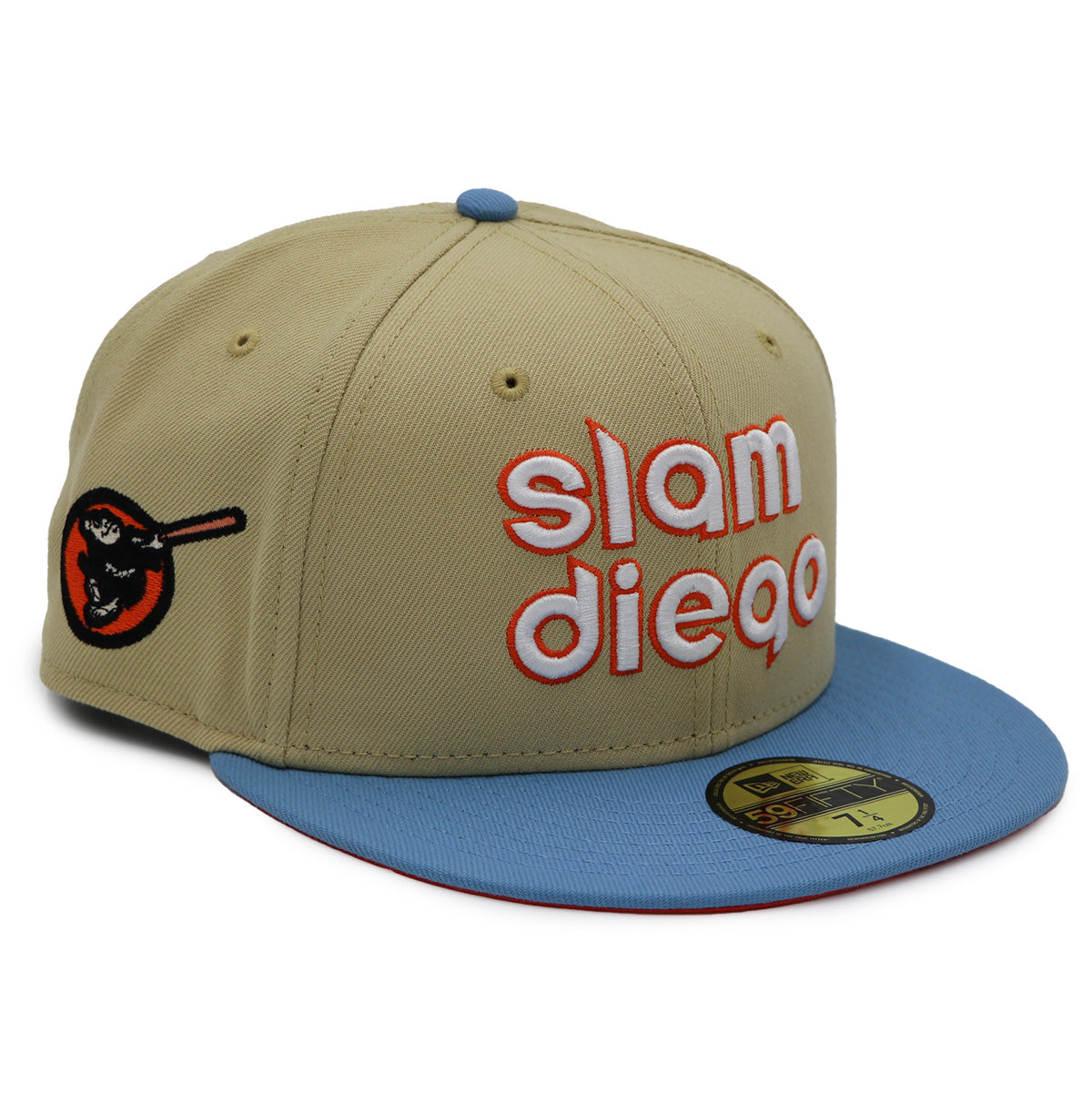 NewEra 59Fifty Slam Diego Padres 2-Tone Khaki/Ultra Blue Fitted Hat