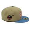 NewEra 59Fifty Slam Diego Padres 2-Tone Khaki/Ultra Blue Fitted Hat