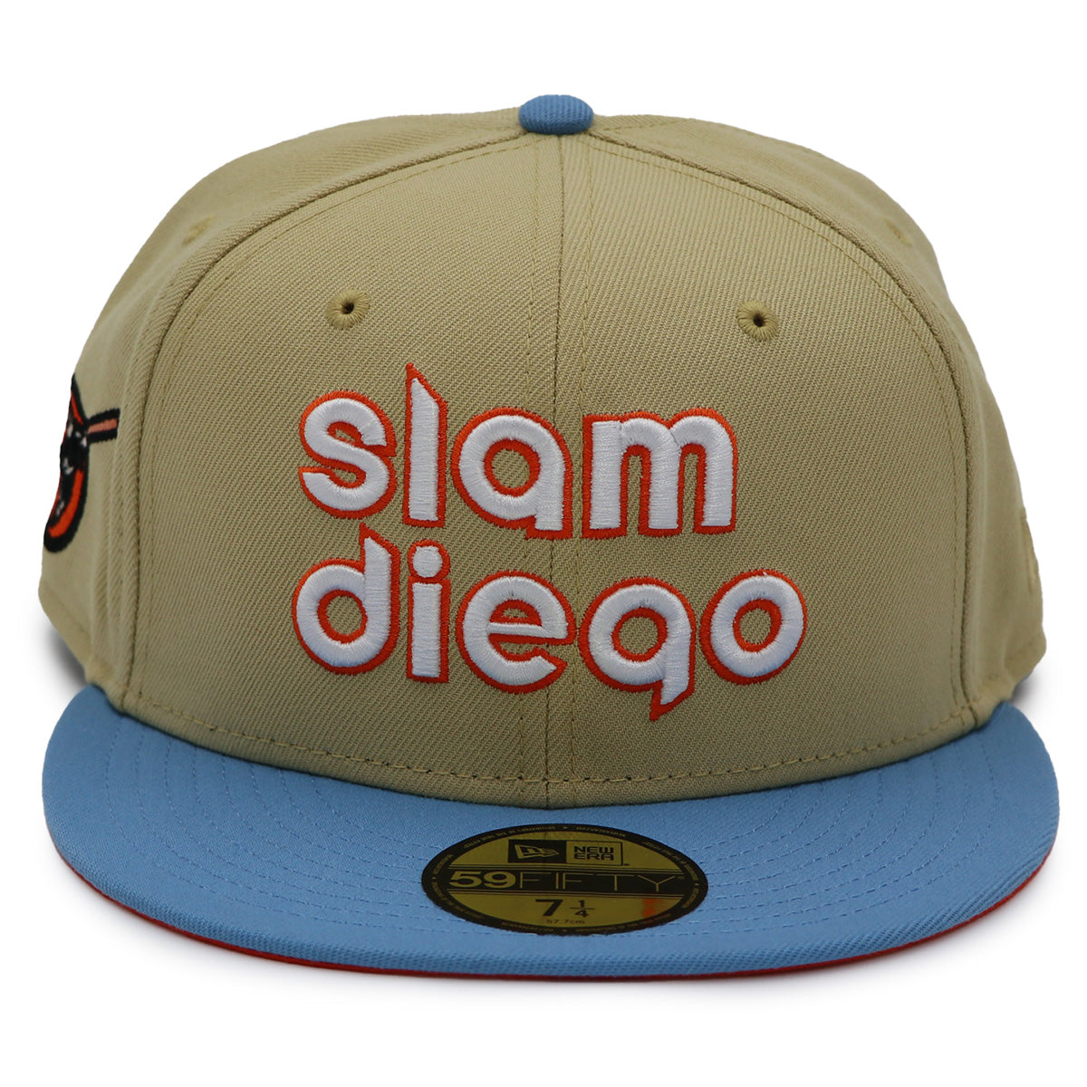 NewEra 59Fifty Slam Diego Padres 2-Tone Khaki/Ultra Blue Fitted Hat