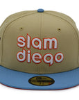 NewEra 59Fifty Slam Diego Padres 2-Tone Khaki/Ultra Blue Fitted Hat