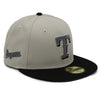 NewEra 59Fifty Texas Rangers 2-Tone Chrome/Black Fitted Hat