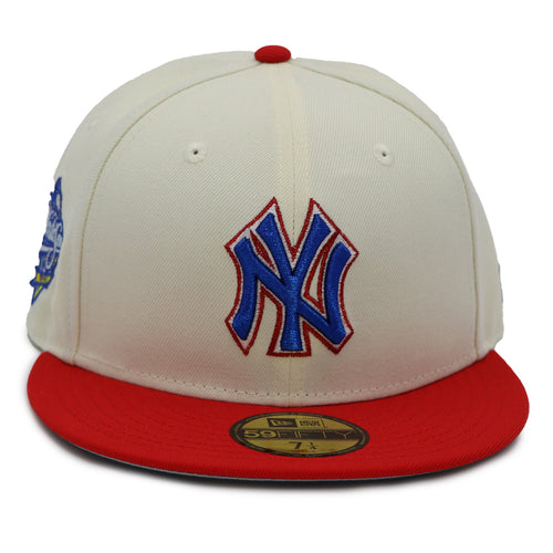 NewEra 59Fifty New York Yankees 2-Tone Chrome/Red Fitted Hat