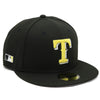 NewEra 59Fifty Texas Rangers Black Fitted Hat