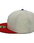 NewEra 59Fifty Boston Red Sox 2-Tone Chrome/Red Fitted Hat