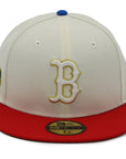 NewEra 59Fifty Boston Red Sox 2-Tone Chrome/Red Fitted Hat