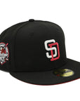 NewEra 59Fifty San Diego Padres Metallic Black Fitted Hat