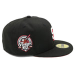 NewEra 59Fifty San Diego Padres Metallic Black Fitted Hat