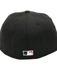 NewEra 59Fifty San Diego Padres Metallic Black Fitted Hat