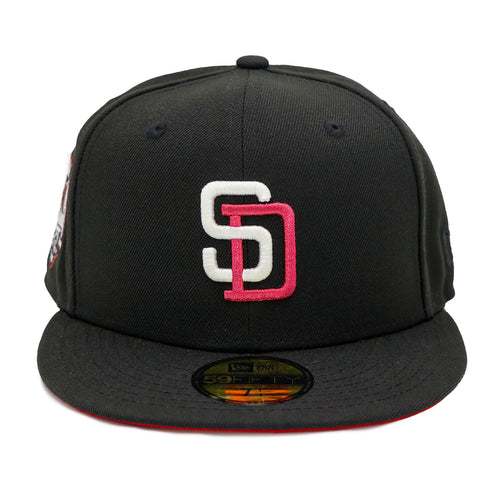 NewEra 59Fifty San Diego Padres Metallic Black Fitted Hat