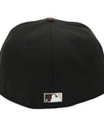 NewEra 59Fifty Padres Script 2-Tone Black/Walnut Fitted Hat