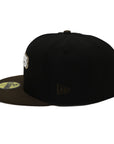 NewEra 59Fifty Padres Script 2-Tone Black/Walnut Fitted Hat