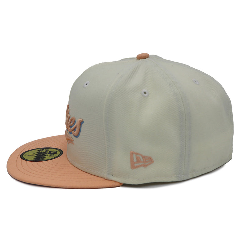 NewEra 59Fifty Padres Chrome/Light Pink Fitted Hat