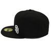 NewEra 59Fifty San Diego Padres Small Logo Black Fitted Hat