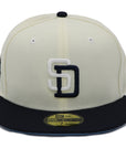 NewEra 59Fifty Padres 2-Tone Chrome/DN Brim