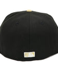 NewEra 59Fifty Padres Script Metallic Gold 2-Tone Black/Gold Fitted Hat