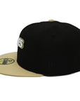 NewEra 59Fifty Padres Script Metallic Gold 2-Tone Black/Gold Fitted Hat