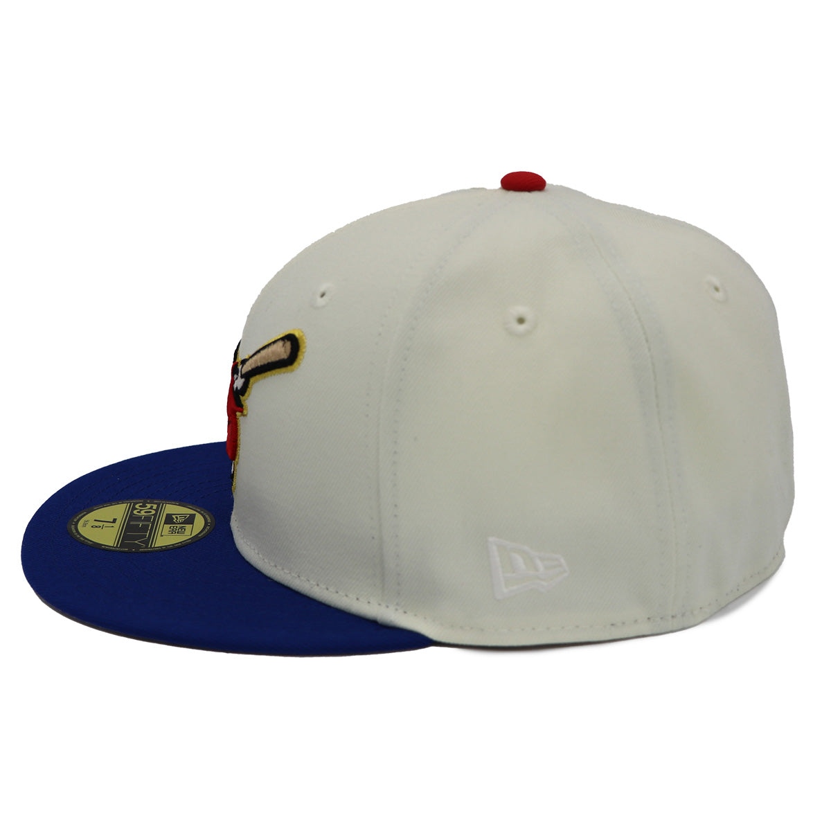 NewEra 59Fifty Swinging Friar Chrome White/Blue Fitted Hat