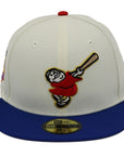 NewEra 59Fifty Swinging Friar Chrome White/Blue Fitted Hat