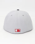 San Diego Padres SD Logo Grey Fitted Hat