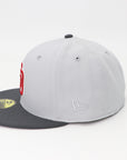 San Diego Padres SD Logo Grey Fitted Hat