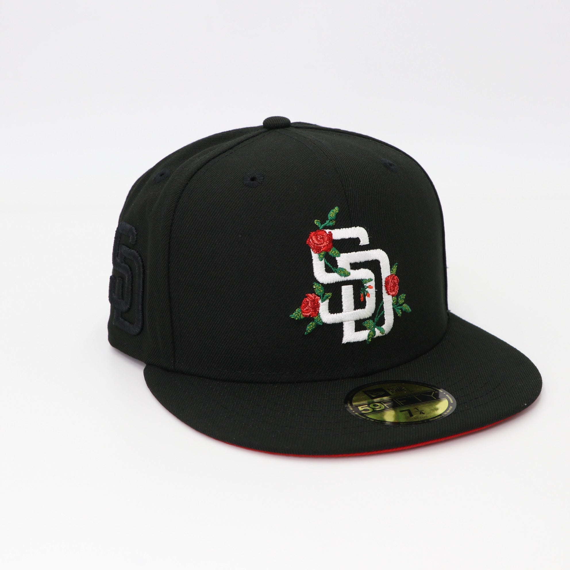 New Era 59Fifty San Diego Padres Black/Red 1969-2019 – Caliwearsd