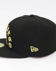 San Diego Padres 1969 Script Fitted Hat – New Era 59FIFTY Black & Gold