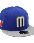 Mexico NewEra 59Fifty 2-Tone Blue/Chrome Fitted Hat