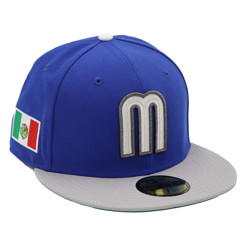 Mexico NewEra 59Fifty 2-Tone Blue/Chrome Fitted Hat