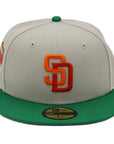 NewEra 59Fifty San Diego Padres 2-Tone Stone/Green Fitted Hat