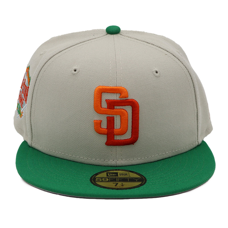 NewEra 59Fifty San Diego Padres 2-Tone Stone/Green Fitted Hat