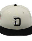 NewEra 59Fifty San Diego Padres 2-Tone Chrome/Black Corduroy Fitted Hat