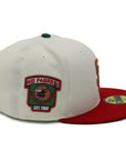 NewEra 59Fifty San Diego Padres 2-Tone Chrome/Red Fitted Hat